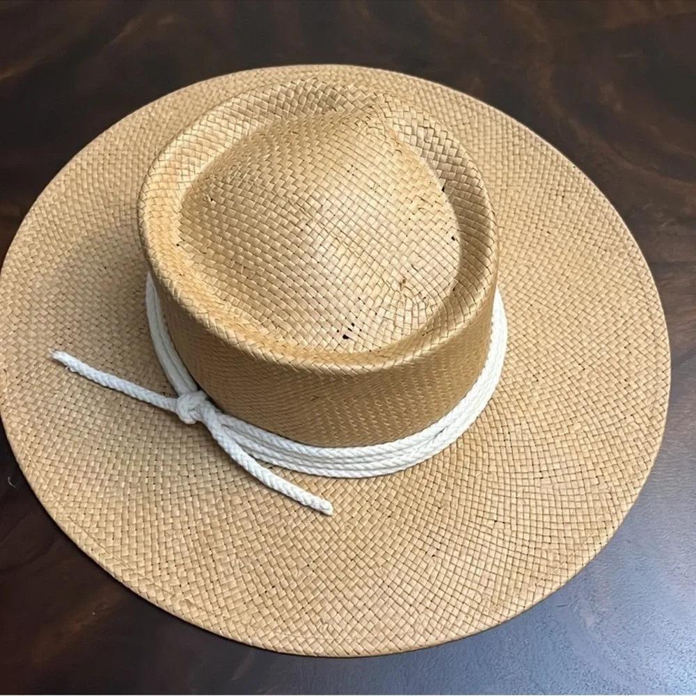 GIGI PIP BRE STRAW PORK RIVER SAGUARO GUATEMALAN PIE HAT - Picture 5 of 8